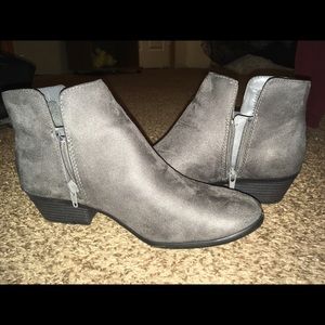 Soda faux suede booties